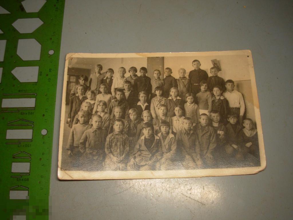 Фото 3 "В" класс 392 школа Молотовский район Москва 1939 год Оригинал