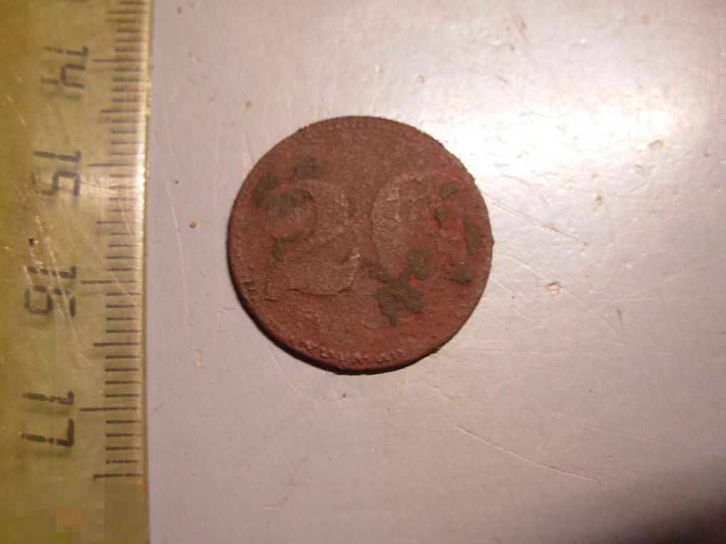 Жетон  20 Трактирная марка  Латунь Оригинал