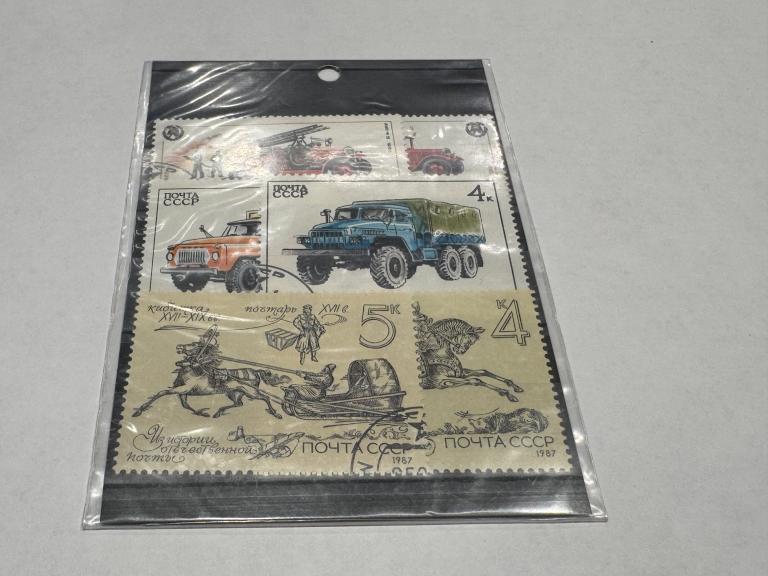 СССР, 1987 год, набор марок 6 штук **