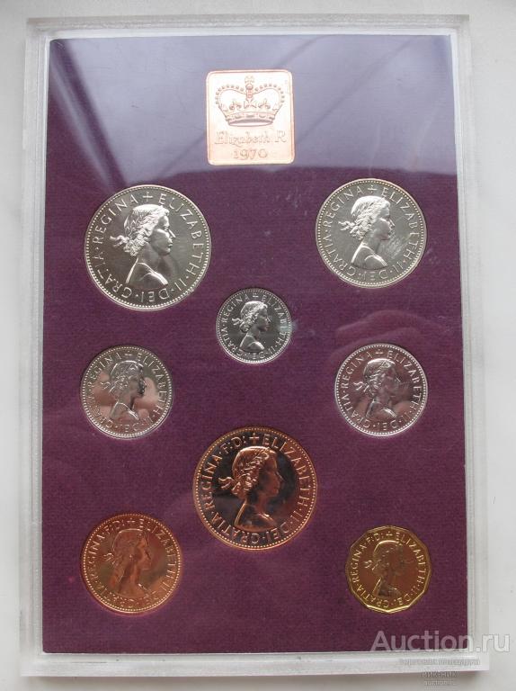 Великобритания. Годовой набор 1970 г.