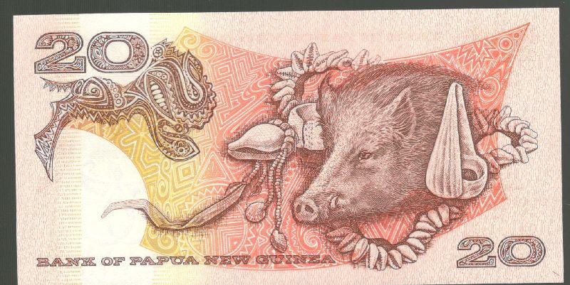 20 кина 1998 Папуа-Новая Гвинея UNC (030894)