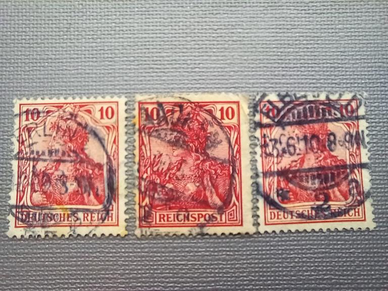 МАРКИ. ГЕРМАНСКАЯ ИМПЕРИЯ.1910.1915.1919. на выбор.