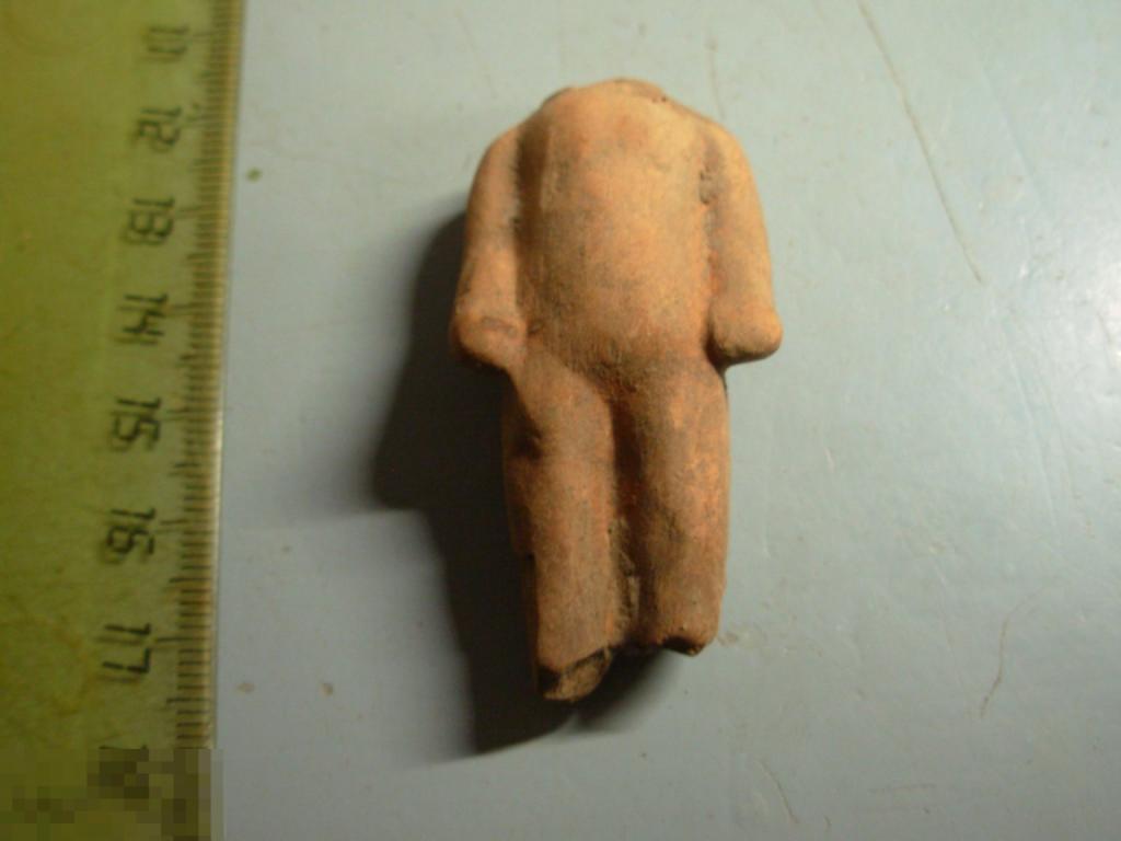 Игрушка Глиняная Пупс Куколка Россия Старинная Оригинал