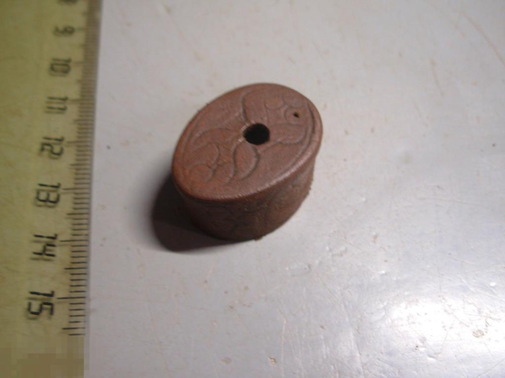 Тыльник ножа Бронза 17 век Оригинал