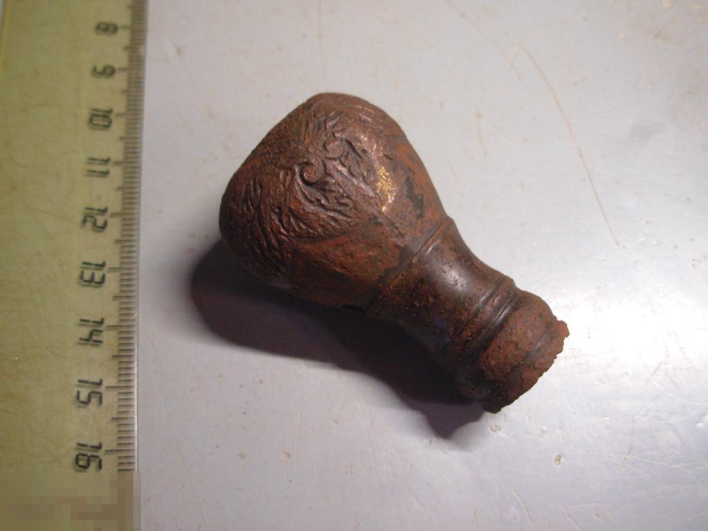 Поммель яблоко тыльник офицерской шпаги обр.1798 года Российская Империя Бронза Оригинал