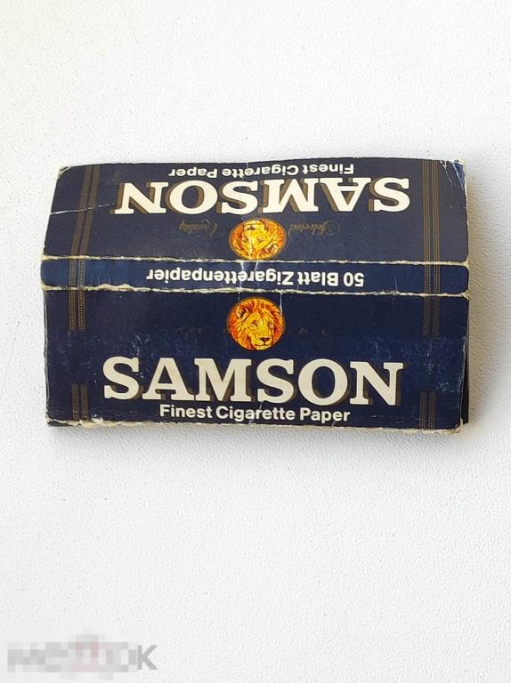 Папиросная бумага  SAMSON  Tobacco для свёртывания сигарет папирос Голландия Holland упаковка редкая