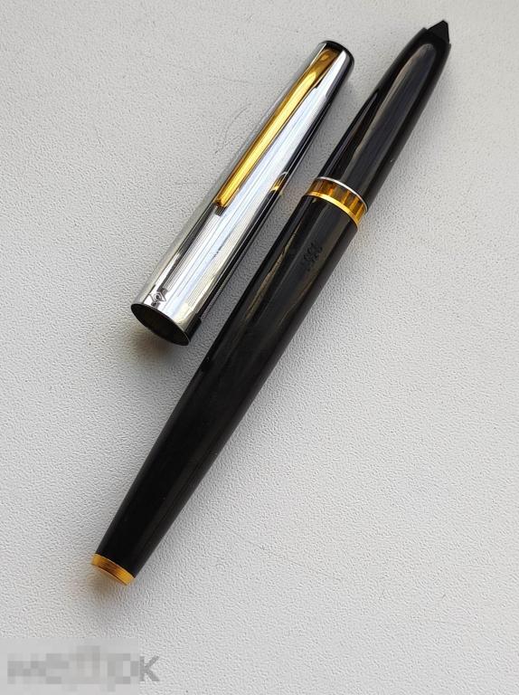 Ручка перьевая СОЮЗ чернильная ЗОЛОТОЕ ПЕРО  редкая Советская СССР канцелярия  НОВАЯ  авторучка