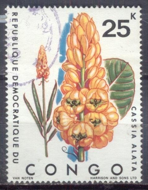 Конго 1971 Mi# 427  Цветы  гаш