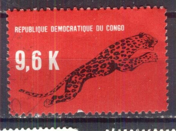 Конго 1968 Mi# 315 Леопард  гаш