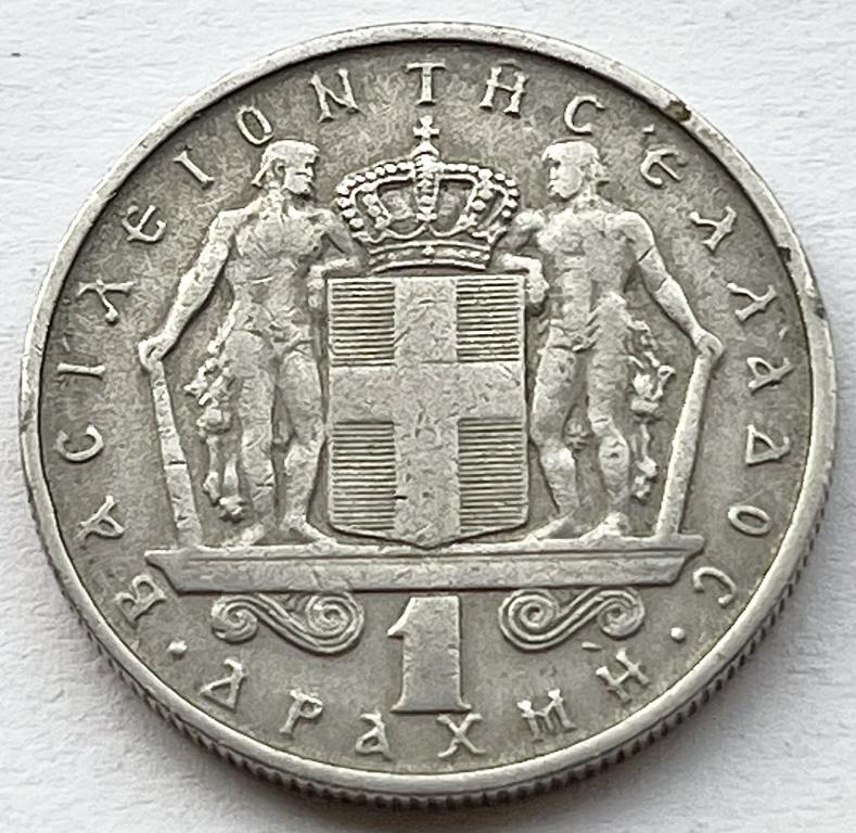 ГРЕЦИЯ 1 ДРАХМА 1967 ГОД (М)