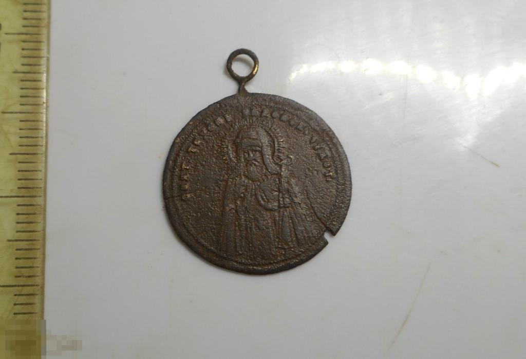 Образок нательный Старинный Св.Тихон Задонский Оригинал