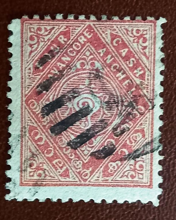 Индия Британская Княжество Траванкор 1911 год Стандарт Гаш +