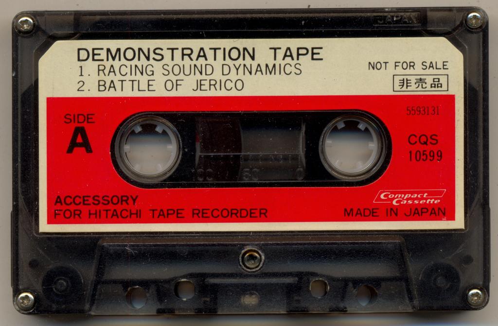 Оригинальная Демо Аудио Кассета HITACHI CQS 10599  (Japan) DEMO RARE! (лот 8)