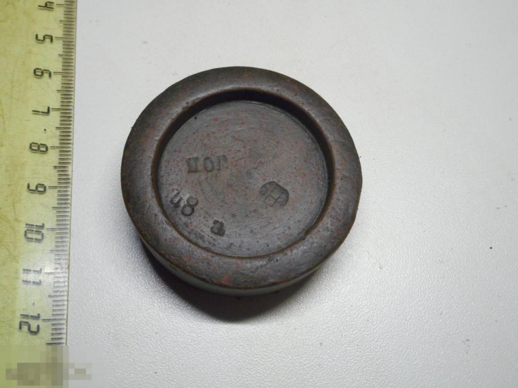 Гирька 48 золотника Клейма Погожевъ бронза 19-20 век Оригинал