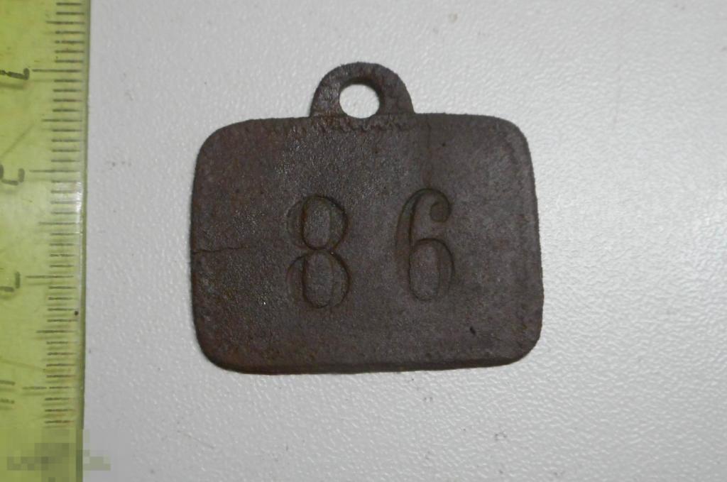 Жетон Бирка № 86 Оригинал