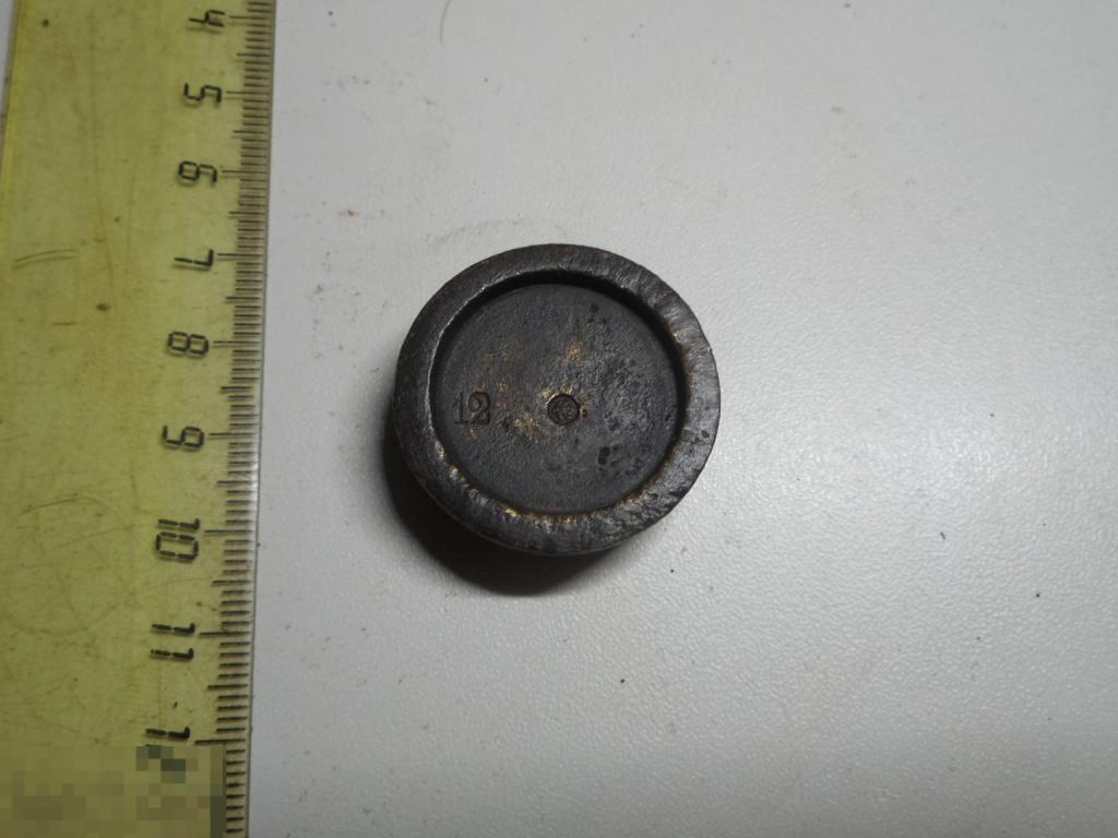 Гирька бронза 12 золотниов Оригинал