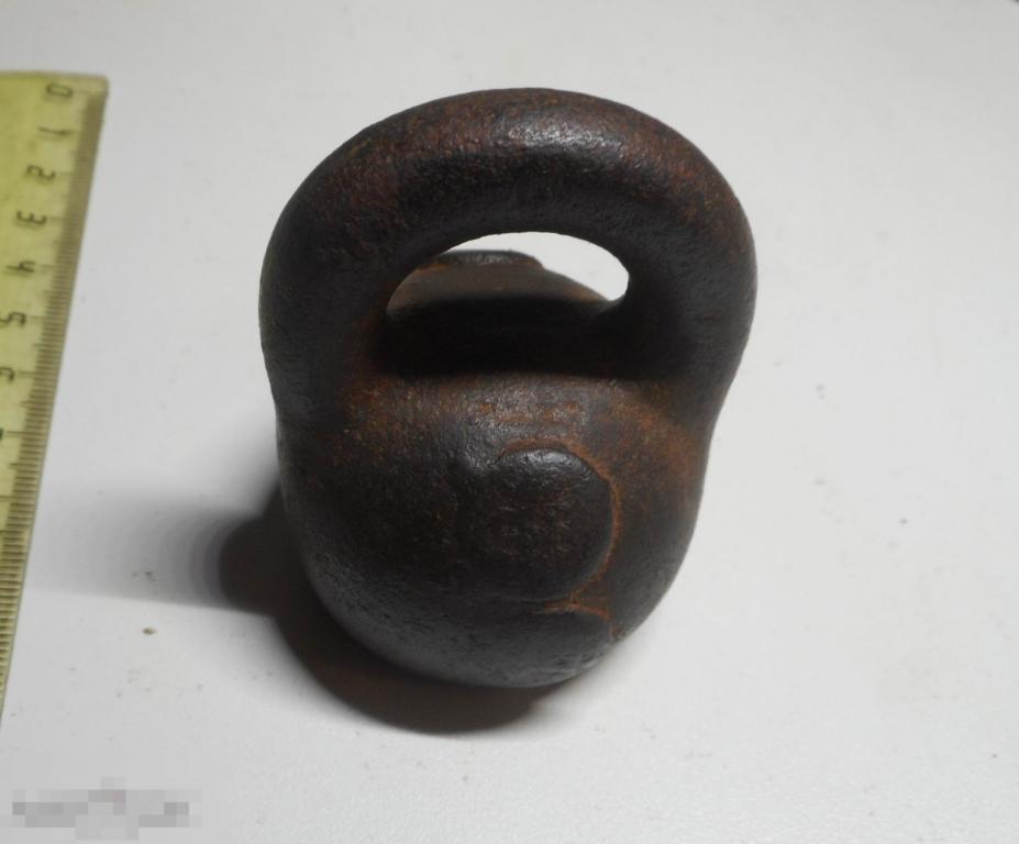 Гирька 1 фунтов чугун Российская Империя Оригинал