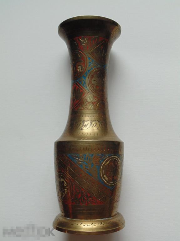 Ваза для цветов (латунь, винтаж)