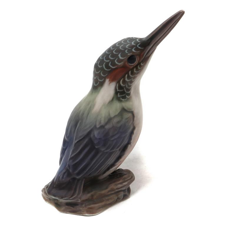 Фарфоровая фигура "Зимородок". Dahl-Jensen.