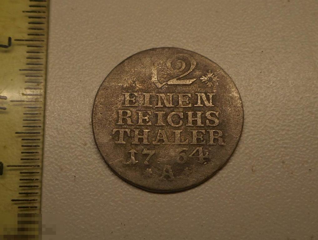 Пруссия 1/12 талера 1764 год А Оригинал