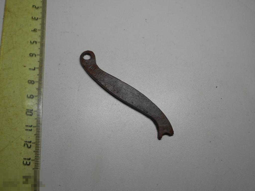1812 год Накладка фрагмент серпантин ружья Франция Бронза Оригинал