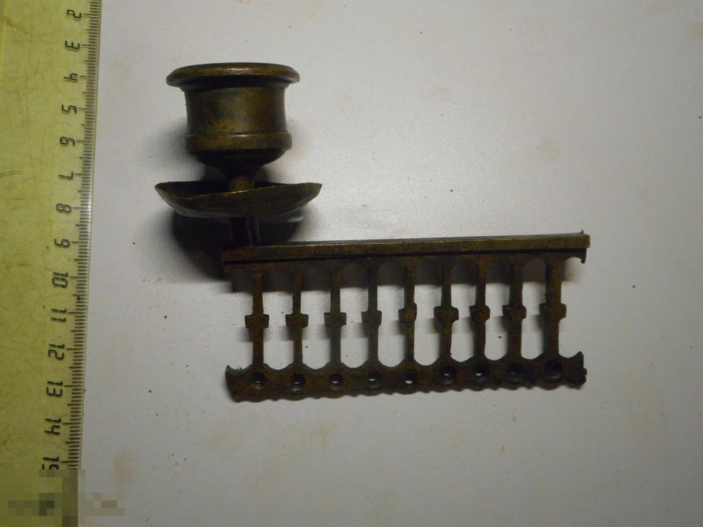 Бронзовая деталь подсвечника канделябр 19 век Оригинал