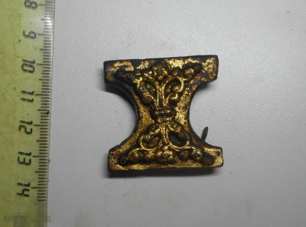 Накладка элемент декора Ампир бронза 19 век Оригинал