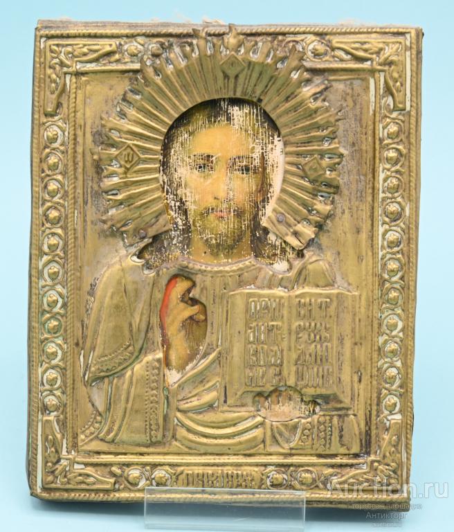 Икона Иисус Христос, Вседержитель. Конец 19, начало 20 го века. Россия.