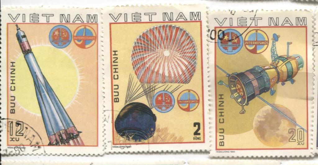 1980 ВьетНам Интеркосмос Совместный советско-Вьетнамский космический полёт 6м гаш