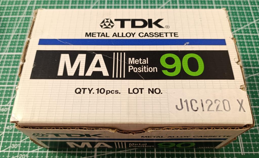 Аудио кассеты TDK MA metal 90 Japan 1982 год