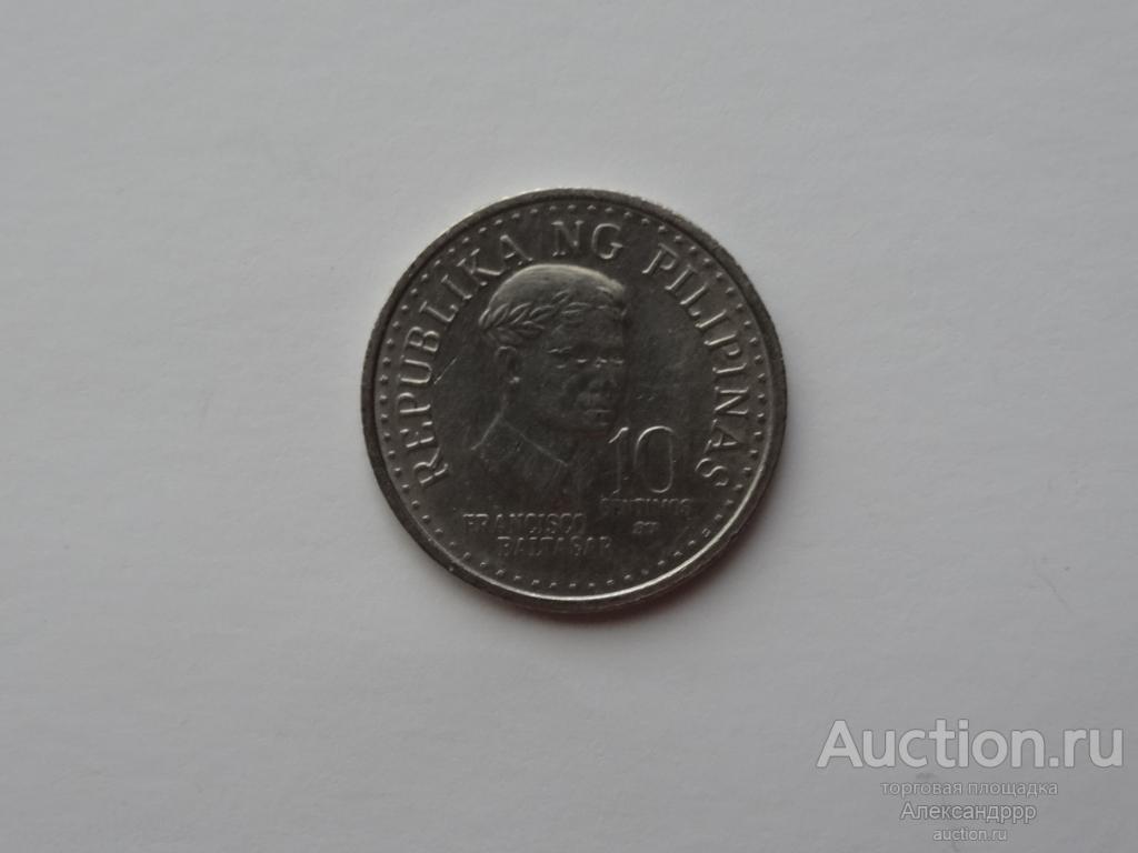 Филиппины 10 сентимо 1982г.