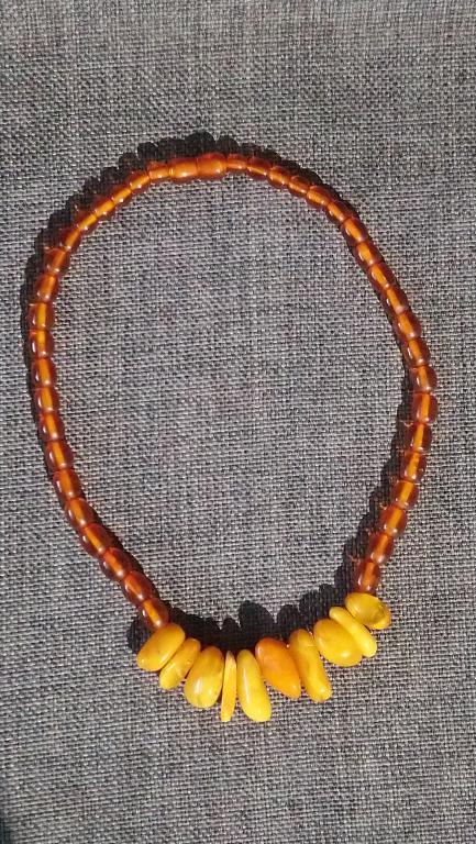 Янтарное колье бусы янтарь Калининград 1980