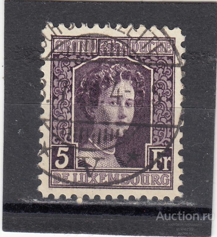 LUXEMBOURG ЛЮКСЕМБУРГ   Герцогиня Мария Аделаида № 106 Гаш. 1914 Концовка 60 Евро