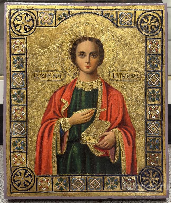 Икона Святой Великомученик Пантелеймон Целитель