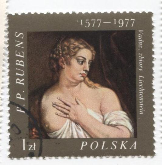 1977 Польша 400 летие художника П.П. Рубенса 1м гаш