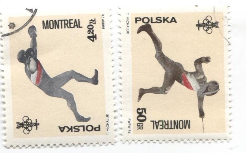 1976 Польша Олимпийские игры в Монреале 2м гаш