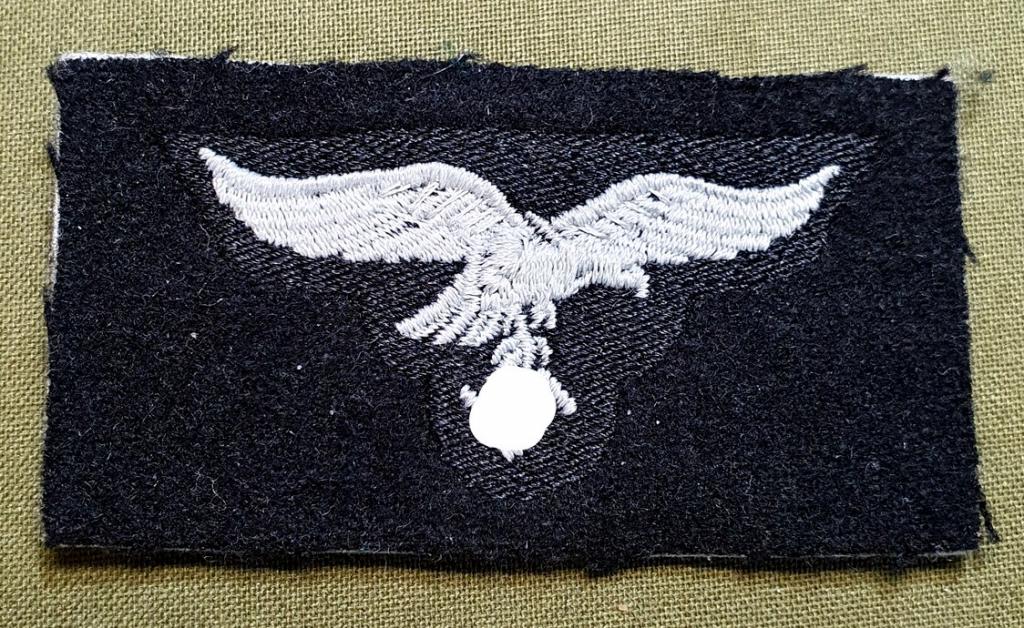 знак шеврон Нашивка на Кепи пилотку Люфтваффе Вермахт  Германия 3-й Рейх..