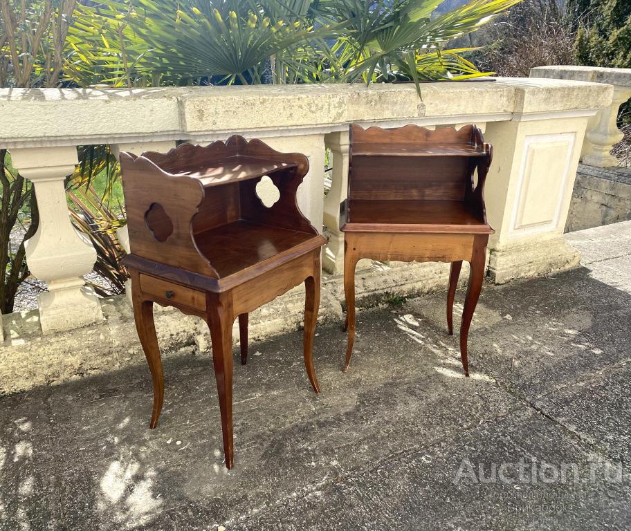 Тумбочка прикроватная Массив ореха Прованс Кантри Тумбочки парные