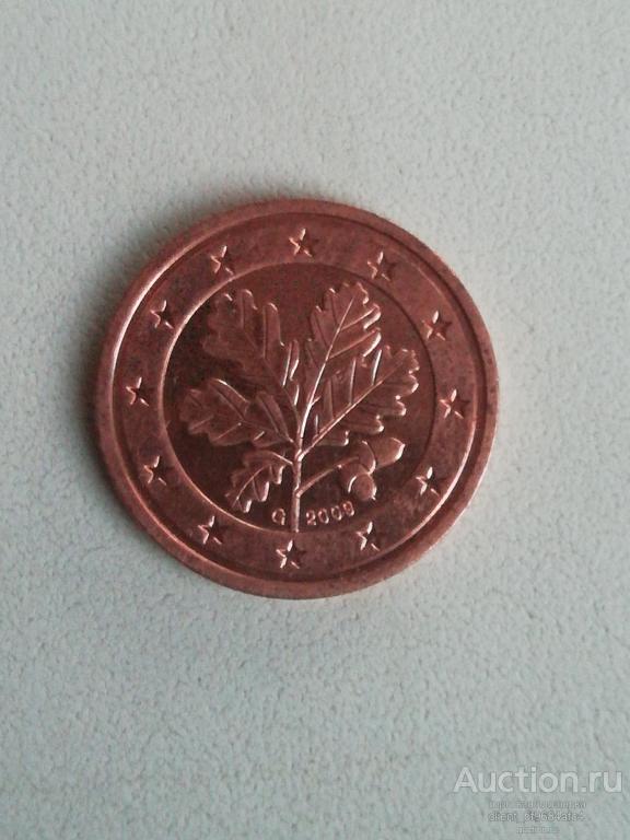 2 евроцента 2009 G ФРГ