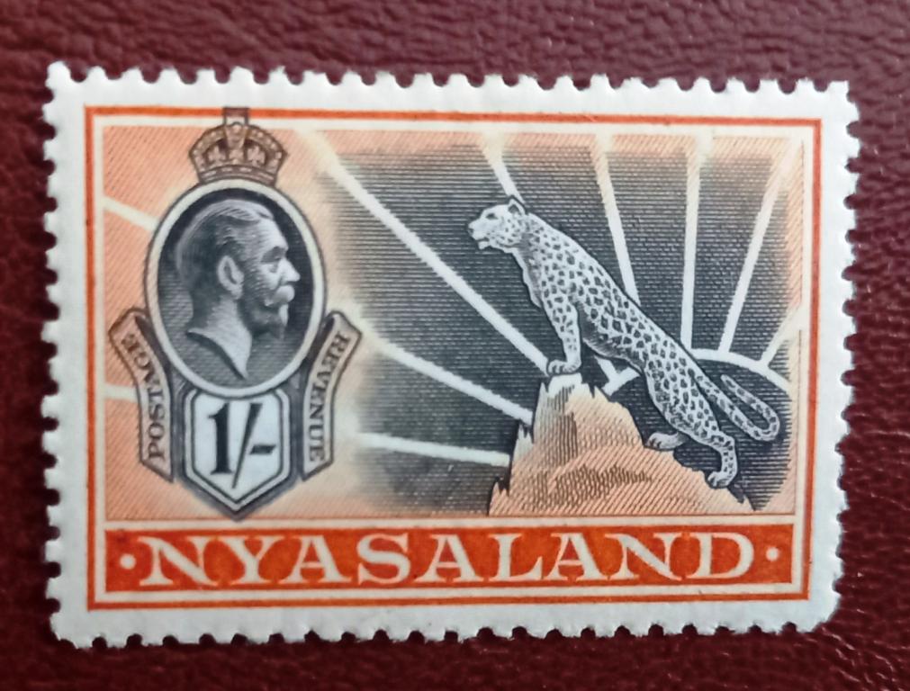 Ньясаленд  Британская Колония 1934 год Георг V и Леопард MNH+