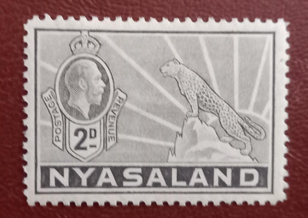 Ньясаленд  Британская Колония 1934 год Георг V и Леопард MNH+