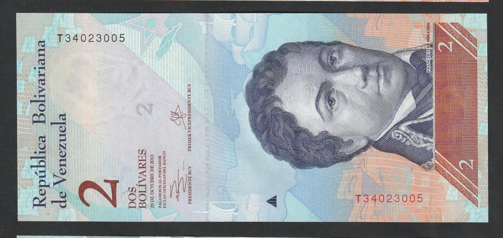 Венесуэла, 2 боливар 2013 года