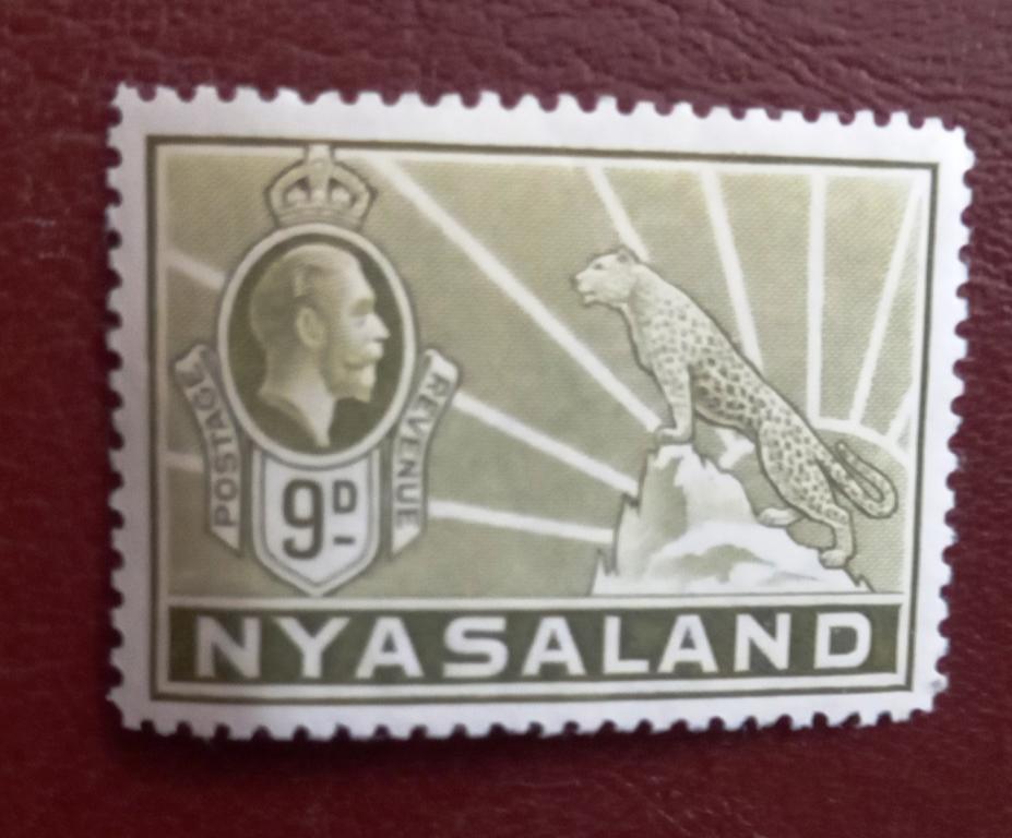 Ньясаленд  Британская Колония 1934 год Георг V и Леопард MNH+
