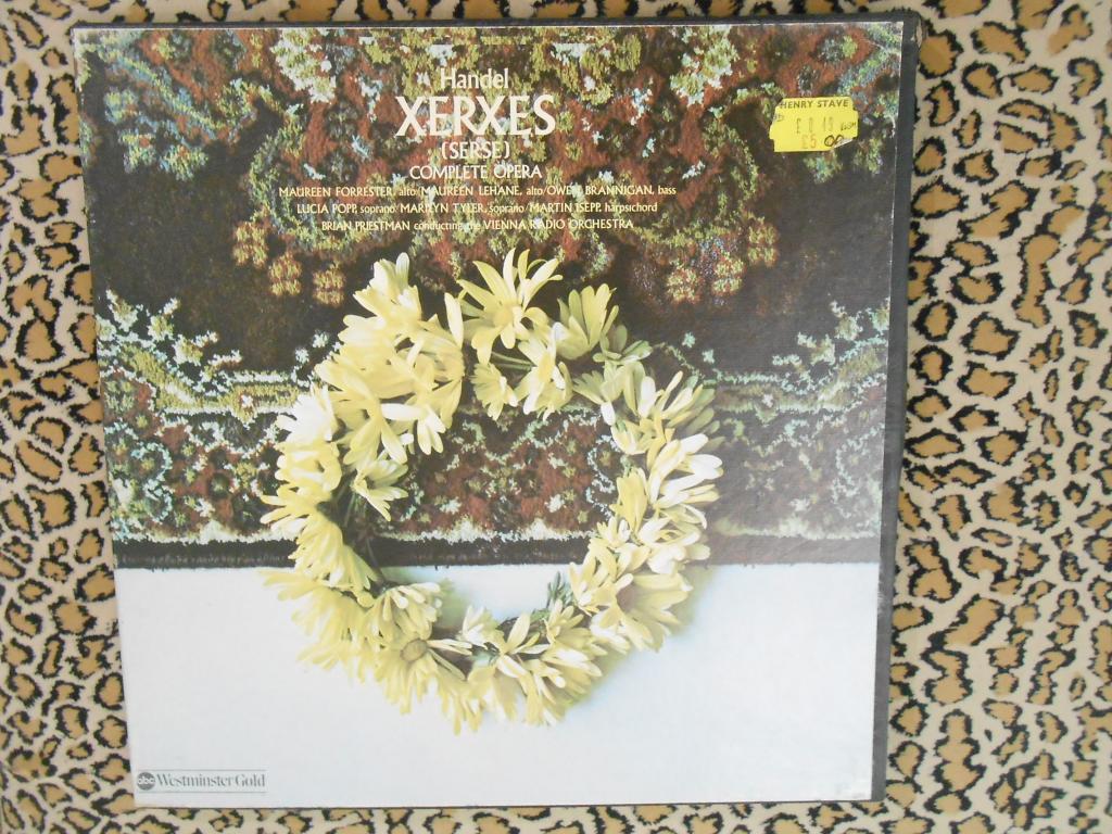 3LP Box Set Handel – Xerxes (Serse) Complete Opera