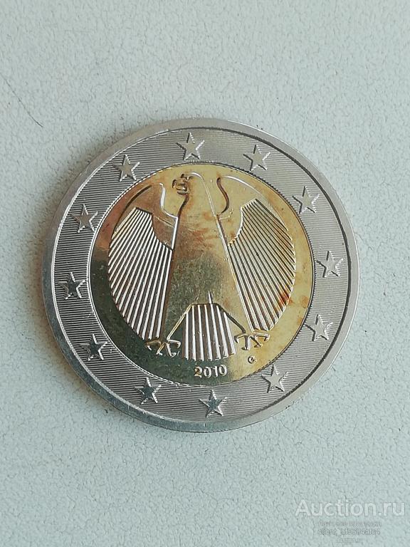 2 евро 2010 G ФРГ