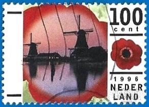 Нидерланды 1996 MiNr 1579. Отпуск (1/4) (0.5 € | $ 0.25) U
