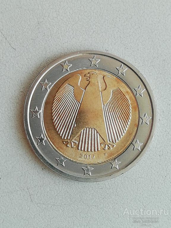 2 евро 2017 F ФРГ