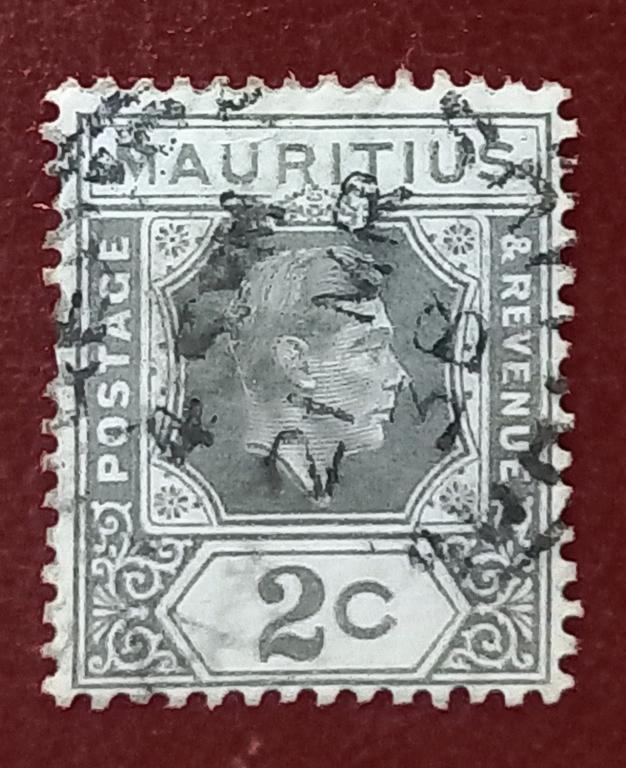 Маврикий Британская Колония 1938 год Стандарт Король Георг VI  Гаш +