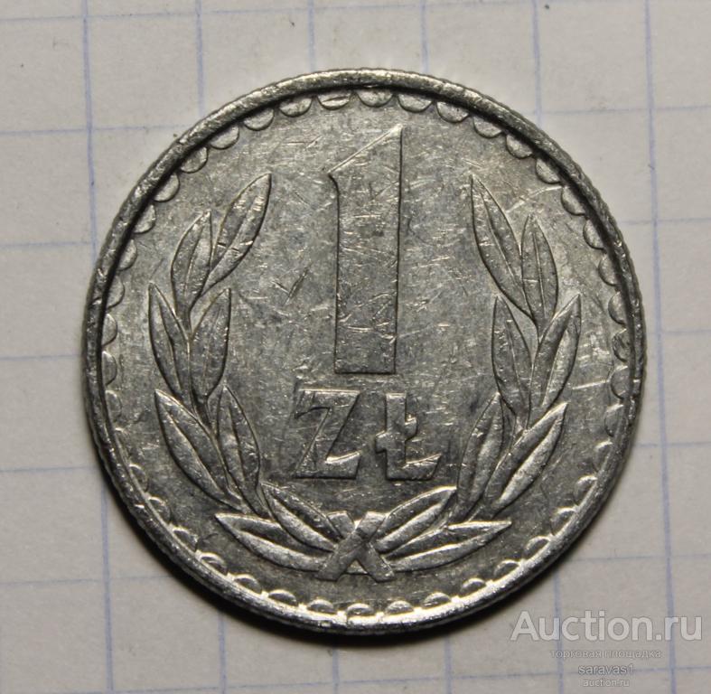 Польша 1 злотый 1985 Y#49.1.