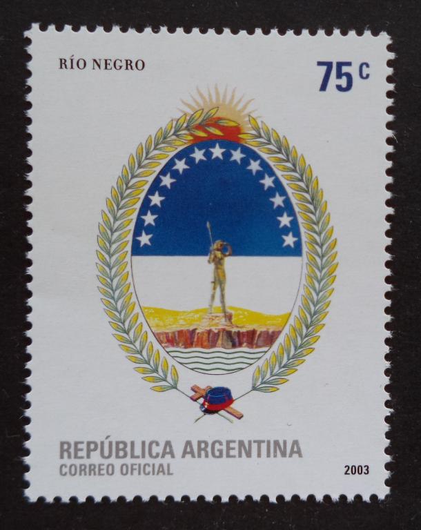 Аргентина  2003  г.  Герб провинции Рио-Негро  **   Л.27